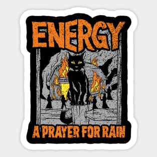 Energy - A Prayer For Rain Cat Sticker